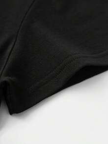 Camiseta de Mujer con Diseño Simple y Estampado "Me gustan mis libros y mi café" - Suave y Transpirable, Top Casual de Verano, con Ilustraciones de Libros y Copas de Vino, Cuello Redondo, Mangas Cortas, 180G, Elegante y Práctica para el Verano - Negro - Ver 4