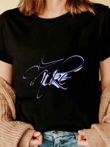 Women T-Shirts - Black - View 3