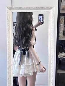 Women Midi Dresses - White - View 11