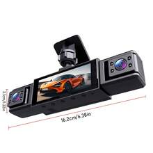 SIDAKEYE New 1080P HD IPS Screen Dash Cam With Dynamic Detection, Loop Recording, Parking Monitoring, Night Vision, G-Sensor, Front And Rear Dual Recording, Suitable For All Vehicles - A - View 2