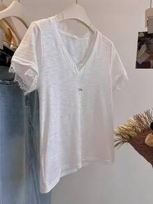 Women Tops - White - View 5