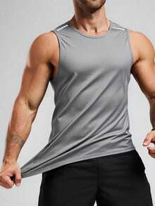 3pcs Men's Summer Sports Short Sleeve Elastic T-Shirts, Multi-Color Options, Suitable For Fitness, Running, Training - Light Grey - View 2