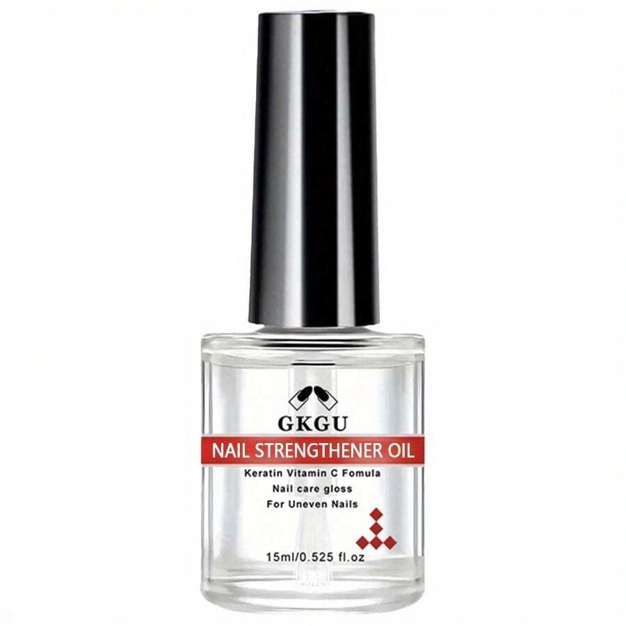 GKGU 15ml Keratin + Vitamin Nail Oil - Prevents Nail Cracking And Peeling, Restores Shine, Nail Care Product, 0.525fl.Oz, Nail Strengthening Oil, Shine Enhancer, Nail Care Product - 15ml - View 1