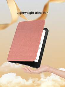 这款 Kindle 保护套适用于 Kindle 6 英寸第 11 代（2022-2024 款）和第 10 代（2019 款）。Kindle Paperwhite 5/6/7 代（2012-2015 款）和第 10 代（2018 款），7 英寸第 12 代（2024 款），以及 6.8 英寸第 11 代（2021 款）。时尚简约的设计，专为电子书打造。采用 PU 皮革和 TPU 材料制成。粉色。 - 粉色 - 查看 4