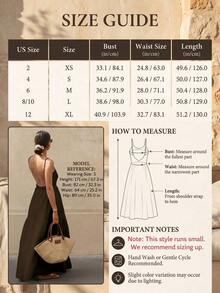Vestido bohemio de mujer con tirantes finos, sin mangas, de unicolor, transpirable y ligero, con espalda descubierta y volantes en el bajo, perfecto para vacaciones, ocio y salidas, elegante rojo - Negro - Ver 5