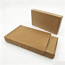 10pcs/30pcs Double-Sided Adhesive Hook And Loop Kraft Paper Packaging Bags, A4 Document File Folder - Sticky Notes - View 3