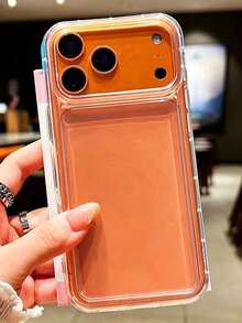 1pc - Translucent Soft Rubber Phone Protective Case, Compatible With IPhone 17 Pro Max/17 Air/17/16 Pro Max/16/15/14 Plus/13/12/11 Pro/XS Max/16e/X/XR/7/8 Plus/SE2, Shockproof Protective Case, Phone Accessories, Compatible With Phone - Clear - View 4