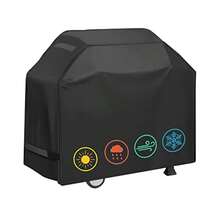 Grill Cover Waterproof BBQ Grill Cover 58 Inch Rip-Proof And Anti-UV Barbecue Gas Grill Cover Compatible For  Char-Broil Nexgrill Grills And More - Black - 查看 8