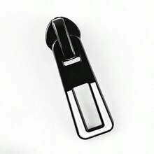 3pcs/6pcs #5 Nylon Metal Resin Zipper Pulls, Black Painted Zipper Sliders For Clothing, Bags, Luggage - Zipper Pulls - View 22
