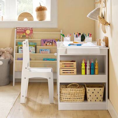 SoBuy KMB60 Children's Table With 1 Chair Children's Seating Group Inside Children's Table Chair Set Painting Table For Children