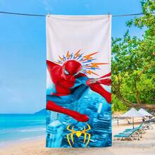 1PCS S Pider-Man With Great Power Quote Microfiber Beach Towel - Quick Dry Super Absorbent Bath Towel For Swimming Pool Gym Travel - M Arvel Fan Outdoor Picnic Blanket Sand Free Magic Towel Accessory For Men Boys Gift - Nhiều màu - Xem 3