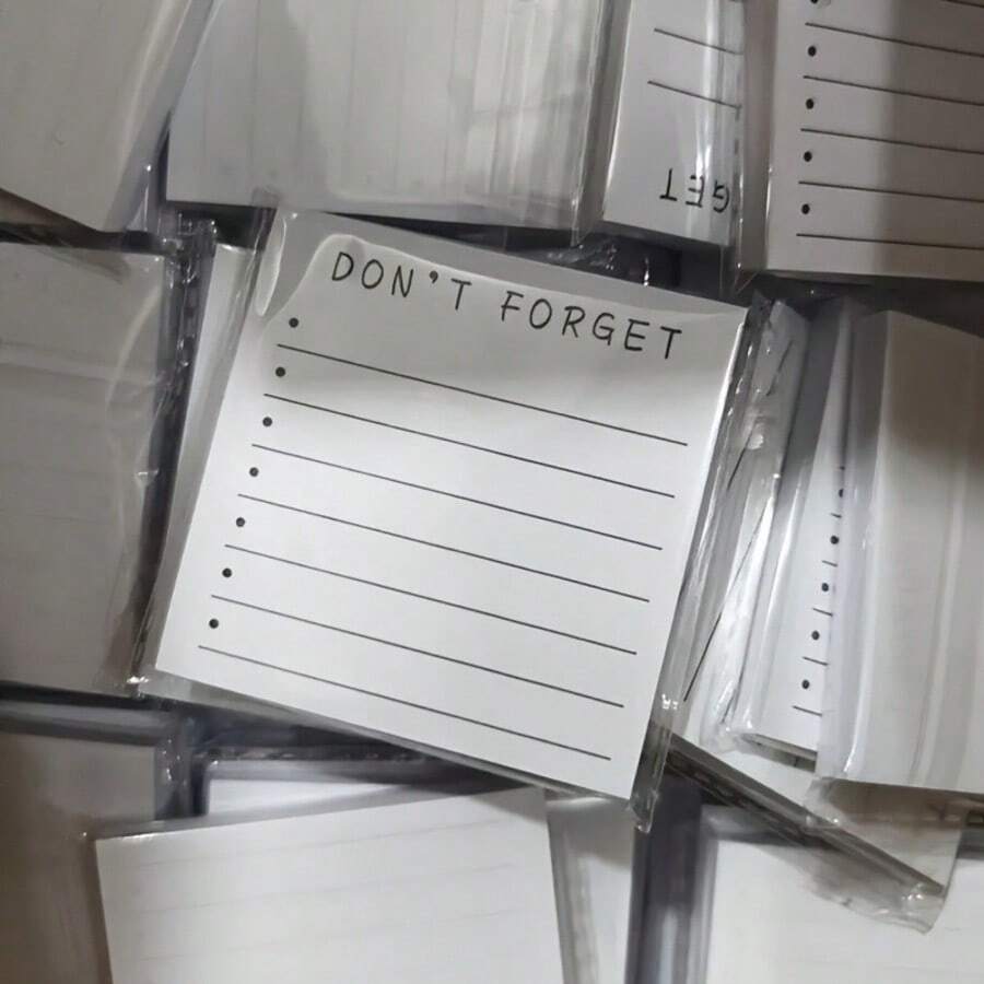 100pcs Self-Adhesive Memo Notes, Reminder For Study & Memo, Portable Reading Diary, Suitable For Planning, Home And Office Use