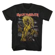 Iron Maidens Killer Band Graphic Print Summer Autumn Winter Unisex Short Sleeve T-Shirt Casual Outdoor Street Fun Shirt Breathable Streetwear Style T-Shirt,Everyday Wear,Casual Cotton Tee,Soft,Lightweight,Comfortable,Unisex,Crew Neck,Fitted,Minimalist Graphic,Funny Graphic,Slogan Tee,Quote Tee,Gym Top,Going Out,Outdoor Wear,Holiday,Graduation,BeachParty,Surfing,Picnic,Gift,Airport Outfit,Spring,Summer,Autumn,Winter,All Season,Women Summer Coords,Modest Summer Outfits,Birthday Dress,Party Outfits,Rave Outfit,Office Wear,Gym Wear,Resort Style,Classic Graphic Tee,Women Trending Now,Modest Summer Outfits,Summer Coord,Festival Outfit,Festival Co Ord,Ibiza,Petite Women Clothing,Concert Outfits,Country Outfit Women,Boho,,Brides Maid Dresses,Bohemian Style Women,Skort BNL1 - 黑色 - 查看 7