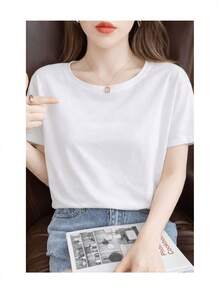 Camiseta Estampada Edición Rosa Mariposa| 100% - [Blanco] - Ver 3