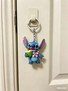 Móc khóa acrylic phẳng xuyên biên giới mới của Disney, vật trang trí ngăn hành lý, móc treo chìa khóa xe hơi. - Nhiều kiểu dáng - Xem 8