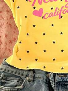 Set de 3 piezas de tops para mujer para exteriores, en color champán, marrón moca y negro, nuevas llegadas de verano, camiseta ajustada con pliegues, de moda y versátil, con estilo callejero fotogénico, imprescindible, de vuelta al colegio, que lla - Gris - Ver 3