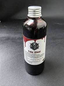15/30/60/100/180ml 仿真血漿服裝道具配件，逼真吸血鬼殭屍 Cosplay 道具配件，惡作劇模擬假血，惡作劇道具。派對舞會惡作劇道具，適用於愚人節、萬聖節、聖誕禮物 - 彩色 - 查看 5