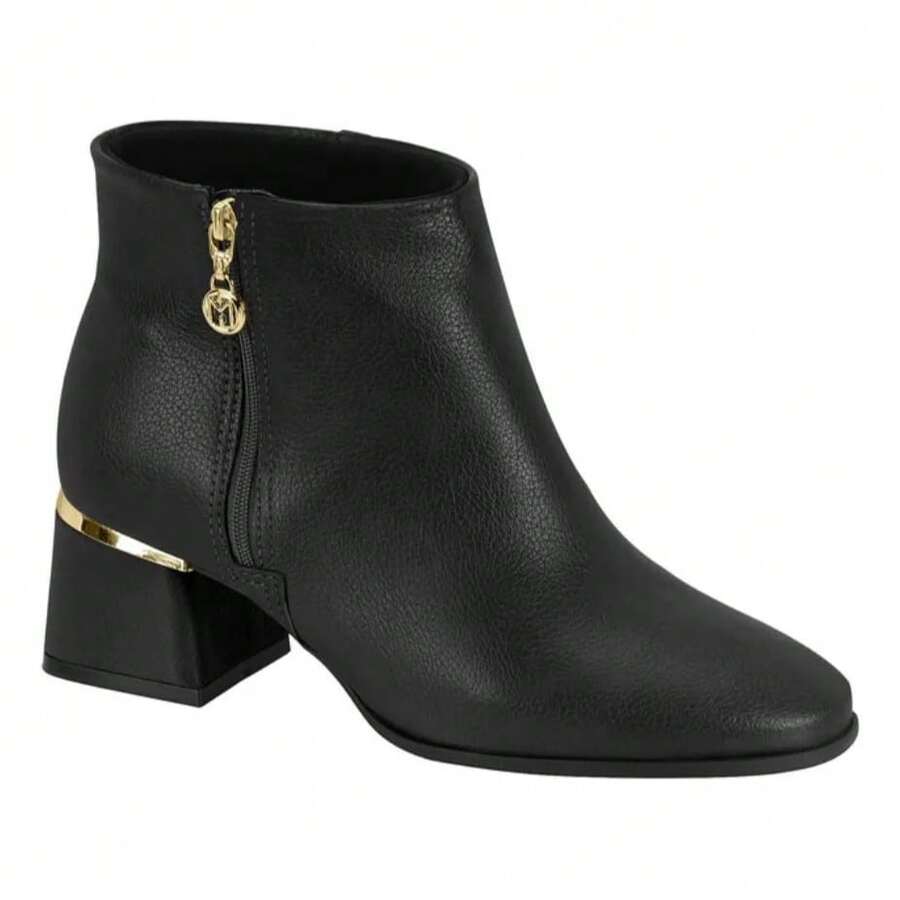 Women's Modare Ultra Comfort Boot With Block Heel And Gold Detail - Original - màu đen - Xem 1