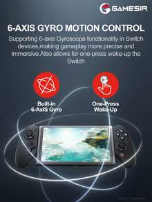 GameSir G8 Plus 平板電腦手機遊戲控制器 PC 遊戲手把，相容 2/1、Android、iOS 手機，相容裝置長度 120-215mm，霍爾效應搖桿與類比扳機、6 軸陀螺儀、非對稱馬達 - G8 Plus - 查看 9