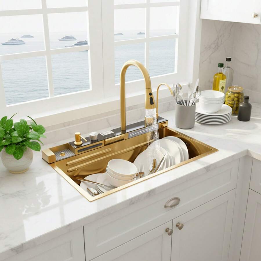 SHIOUCY Lavelli da cucina - Dorato - Visualizzare 1