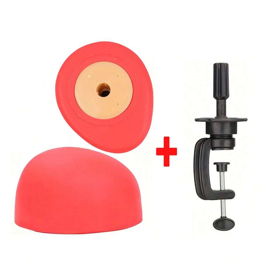 手工假发模具,全手工假发模具,DIY假发模型头和手工钩织假发,轻松制作您自己的假发 - 查看 1