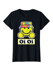 90s Raver Oi Oi Raving Tie Dye Rave House Music Lover T-Shirt - Black - View 5