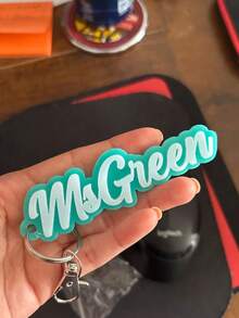 Personalized Luggage, Customized Name Keychain And Backpack Label Lanyard, Customized Car Key Chain, Creative Pendant Keychain, Customized Water Cup Lanyard, Gift For Valentine'S Day, Activities, School, Teachers - Multicolor - View 6