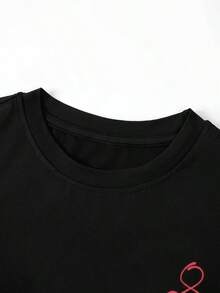 Women T-Shirts - Black - View 3