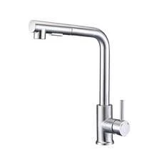 Grifo Monomando Para Fregadero Llave Mezcladora Tarja Cocina014BS - ACERO 304 - Ver 1