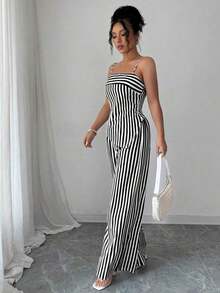 Conjunto de dos piezas para mujer para uso diario - Negro - Ver 3