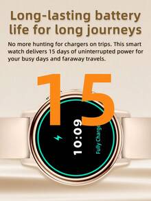 LIGE New Round Dial Silicone Strap Smartwatch, Daily Waterproof, Multiple Sports Functions, Activity Tracking, Weather Forecast, Call Reminder, Customizable Dial, Fashion Multi-Function Sports Smartwatch For Men And Women - View 8