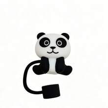 10mm Panda Straw Dust Cap, Cup Straw Dust Cover, Cup Decoration Accessory - Multicolor - View 8