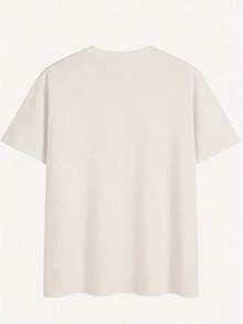 Camiseta de manga corta para mujer, estilo casual de verano, con estampado de letras y diseño de café del domingo, hombros caídos, 2026 - Blanco - Ver 8