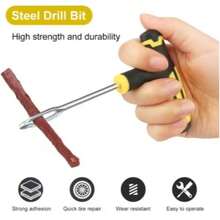 Professional Tyre Repair Kit With Pliers Valve Core Tools Storage Bag For Car Motorcycle Bike Emergency Puncture Fix - Tire Repair Kit - View 4