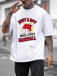 100% Camia de Verano para Hombre con Estampado de Béisbol que Transmite una Atmósfera Relajada y Casual para Entusiastas del Deporte, Adecuada para el Uso Diario Casual de los Fanáticos del Béisbol Ideal para regalar. Camisetas para mujer, camisetas para hombre, camisas > Elegantes. Estilo bohemio. Blusas suaves, transpirables y cómodas para mujer, ideales para primavera, verano y otoño, perfectas para vacaciones, viajes y uso diario, y para ver partidos. - Blanco - Ver 1