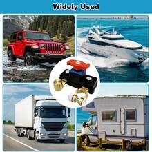 External Car Battery Terminal, Car Battery Disconnect Switch, Universal Battery Isolator, Manual Circuit Breaker, Disconnect And Leakage Protection Device For Car Battery Power Terminal Connection Switch - Suitable For Cars, Trucks, Boats And RVs - A - View 7