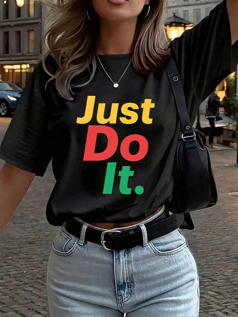 Women T-Shirts - Black - View 1