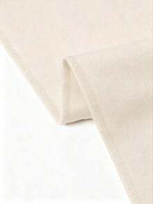 Pantalones anchos versátiles y casuales de estilo minimalista y estilizador para mujer de talla grande - Albaricoque - Ver 5