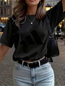 Women T-Shirts - Black - View 6