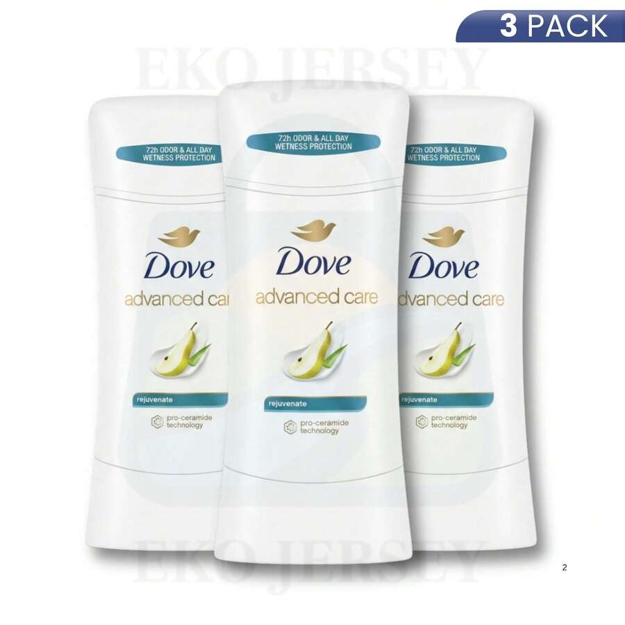 Dove Advanced Care Rejuvenate 72H Odor Protection Stick Deodorant 2.6 Oz Pack Of 3 - 多樣化香型 - 查看 1