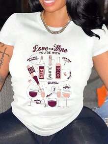 Camiseta de Mujer 2026 con Estampado Floral de Nutria en Acuarela - Negra, Casual, de Manga Corta y Cuello Redondo, Top de Verano, Tejido Suave y Transpirable para Atuendos Casuales, Camiseta de Nutria. Camiseta de Mujer y Hombre, Oversize, Cómoda, Suave, con Cuello Redondo, Camisetas Estampadas para Mujer. - Blanco - Ver 1