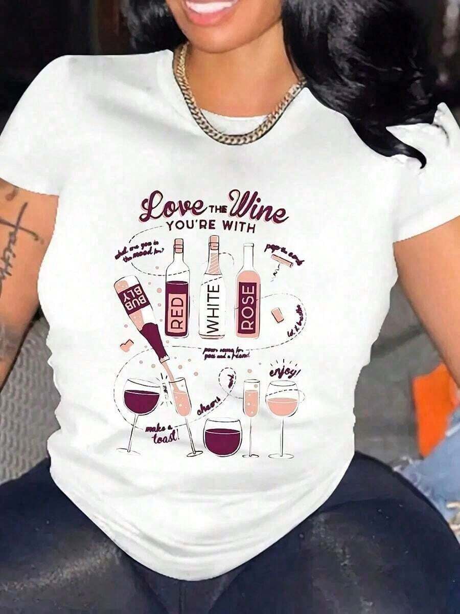 Camiseta de Mujer 2026 con Estampado Floral de Nutria en Acuarela - Negra, Casual, de Manga Corta y Cuello Redondo, Top de Verano, Tejido Suave y Transpirable para Atuendos Casuales, Camiseta de Nutria. Camiseta de Mujer y Hombre, Oversize, Cómoda, Suave, con Cuello Redondo, Camisetas Estampadas para Mujer. - Blanco - Ver 1