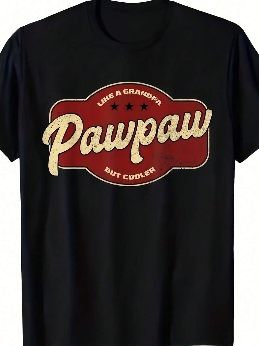Camiseta unisex de manga corta,PawpawTeeVeranoPawpawImpresoCamiseta-SueltoAjusteconCortoMangasDentroACuello redondoCamisaInformalMitadMangaExtraLargoPlusSize,playerashombre, , , Dazymujer,romwehombres, bohochic,maestrasregalos,camisetaparaconjuntos de mujercon curvasparamu,y2k, - Negro - Ver 1