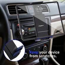 xnyocn [Smartphones, Eye-Level Viewing] Upgraded CD Player Tablet Holder | Eye-Level Car Mount, Compatible With IPad & All Phones, No Blocking Air Vent - Black - View 7