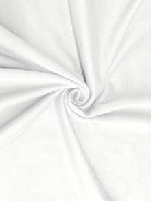 Top casual para mujer con un divertido estampado de verano y mangas cortas - Blanco - Ver 5