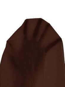 Top básico de tirantes corto acolchado sin sostén para verano - Marrón - Ver 6