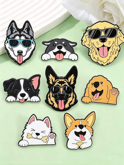 A Set Of New Dog Brooches – Cute & Casual, Perfect As Gifts