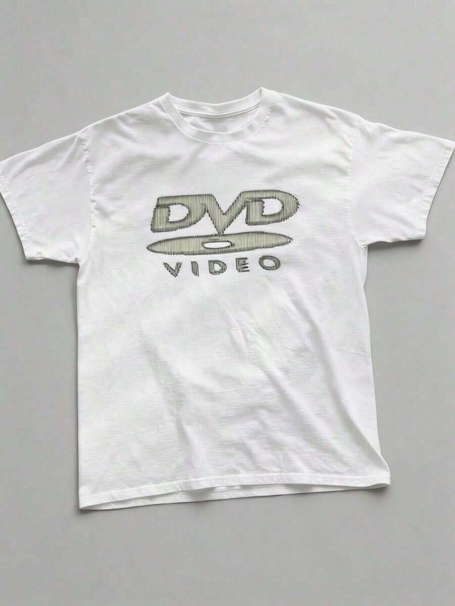 Women's Vintage Graphic T-Shirts With Video Game Print - Nostalgic Green Style - 2000s Aesthetic - Summer Clothes For Women - Oversized T-Shirt - Casual Cotton Short Sleeve Streetwear - Fashionable Blouses For Women - Loose Summer T-Shirts - Everyday Wear - Suitable For Spring, Summer And Autumn. - 白色 - 查看 1