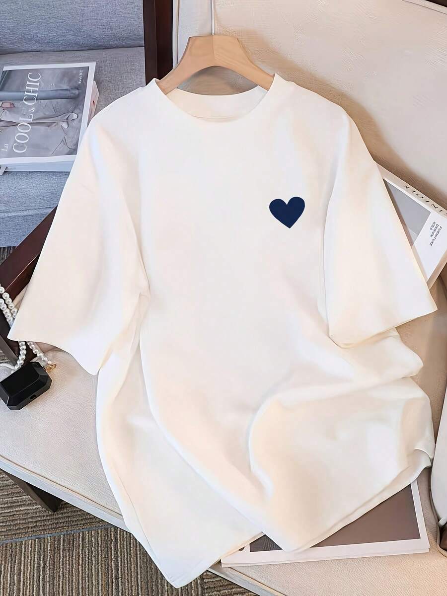 Estampado cómodo. Top de verano sencillo y casual. - Blanco - Ver 1