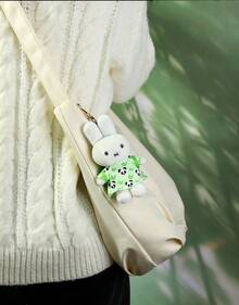 Bộ sưu tập Miffy: Mặt dây chuyền hình gấu trúc nhồi bông mềm mại và đáng yêu, móc khóa hình thỏ Miffy dễ thương. - Nhiều màu - Xem 9